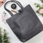 Personalised Real Leather Tote Bag, thumbnail 6 of 12