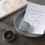 Personalised Handwriting Engraved Father's Day Compass, thumbnail 1 of 6