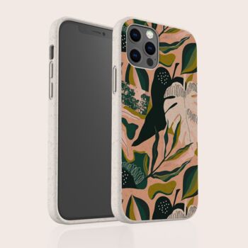 Pink Tropical Biodegradable Phone Case, 4 of 9