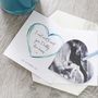 Baby Scan Photo Removable Heart And Personalised Card, thumbnail 3 of 7