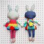 Superhero Easter Bunny Personalised Doll Sewing Kit, thumbnail 4 of 8