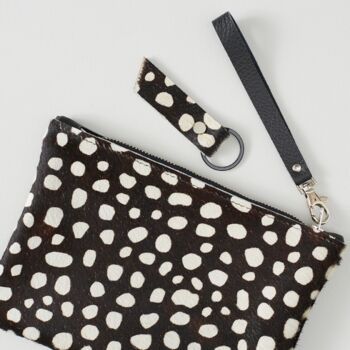 Leopard Print Clutch Bag, 5 of 6