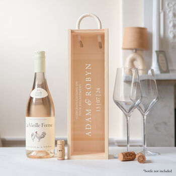 Personalised Wedding Landscape Bottle Box, 3 of 6