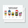 'Seasoning's Greetings' Personalised Family Christmas Cards, thumbnail 6 of 6