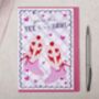 Cute Valentine Card With Cowgirl Boots Pun For Girlfriend Or Wife, thumbnail 3 of 4