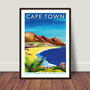 Cape Town, South Africa Illustrated Travel Print, thumbnail 2 of 3