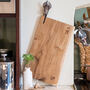 Personalised Solid Oak Chopping Board, thumbnail 4 of 9