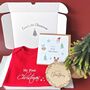 Personalised Baby’s First Christmas Vest Gift Set, thumbnail 1 of 10