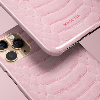 Pink Snakeskin Print Case For iPhone, 3 of 4