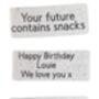 Personalised Fortune Cookie Candy Floss Gift Set Of Six, thumbnail 5 of 12