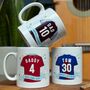 Father's Day Football Strip Mug, thumbnail 1 of 8