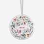Personalised Christmas Bauble Xmas Hare, thumbnail 4 of 4