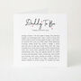 Sentimental Daddy To Be Father’s Day Poem Card From Bump First Father’s Day Pregnancy Card, thumbnail 2 of 6