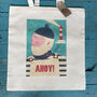 Ahoy! Nautical Cotton Tote Bag, thumbnail 2 of 4