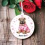 Personalised Pet Shar Pei Love Decoration, thumbnail 1 of 2