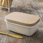 Farmhouse 'A Moment On The Lips' Enamel Butter Dish, thumbnail 4 of 4