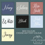 Personalised Bridesmaid Box Choose Your Colour, thumbnail 7 of 7