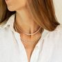 Prehnite Beaded Necklace Or Double Strand Bracelet In Sterling Silver, thumbnail 3 of 10