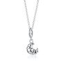 Croissant Charm Necklace, Sterling Silver Or 18ct Gold Plated, thumbnail 8 of 12