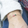 Mother And Child Beaded Birthstone Chain Bracelet, thumbnail 5 of 9