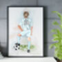 Boys Personalised Football Print, thumbnail 2 of 6