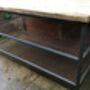 Industrial Reclaimed Two Shelf Coffee Table Tv Unit 073, thumbnail 2 of 6
