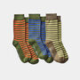 Men's Three Pair 'Oak' Bamboo Sock Gift Box, thumbnail 2 of 5