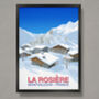La Rosiere Ski Resort Poster, thumbnail 1 of 6