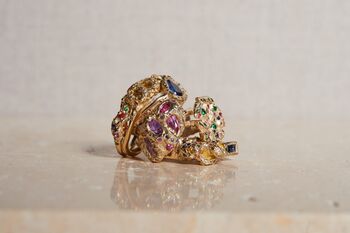 Pink Sapphire Sunken Treasure Ring, 3 of 3