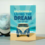 Classic Vw Camper Van Birthday Card, thumbnail 2 of 3