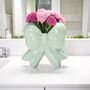 Petite Ceramic Bow Vase, thumbnail 7 of 9