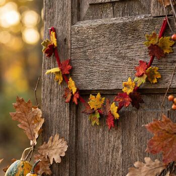 Handmade Felt Biodegradable Autumnal Garland, 4 of 4