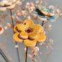 Ceramic Daisy Bouquet Flower Stems Artificial Handmade Set Mother's Day Gift, thumbnail 3 of 8