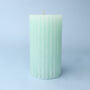 G Decor Scented Grooved Gardenia Pillar Candle, thumbnail 4 of 5