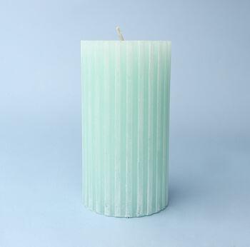 G Decor Scented Grooved Gardenia Pillar Candle, 4 of 5