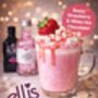 Ellis Gin Strawberry And White Chocolate Hot Chocolate Cocktail Box, thumbnail 1 of 5