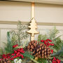 Christmas Tree Over Door Wreath Hanger, thumbnail 5 of 5