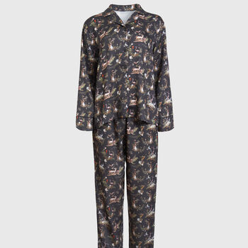 Wonderland Black Pyjama Set, 5 of 6