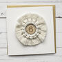 Macrame Age Birthday Badge Card, thumbnail 1 of 2