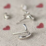 Minimalist Sterling Silver Stud Earrings, thumbnail 1 of 11