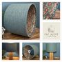 William Morris Strawberry Thief Blue Tweed Lampshade, thumbnail 8 of 9