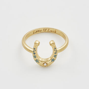 Gold Lucky In Love Ring, 5 of 8