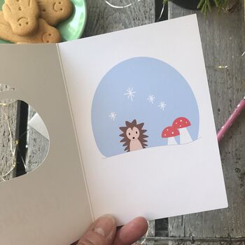 Personalised Woodland Christmas Card, 6 of 6