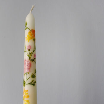 Hand Painted Birth Flower Candles, 9 of 12