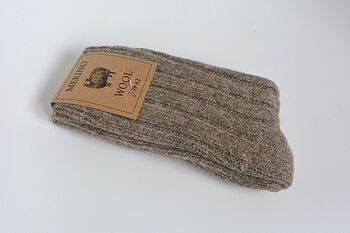 Merino Socks, Soft And Warm, Unisex Socks Very Thick, 5 of 8