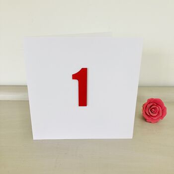 1st Handmade Birthday Card, 2 of 3