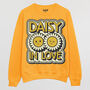 Daisy In Love Women's Slogan Sweatshirt, thumbnail 10 of 12