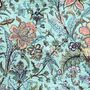 Mint Exotic Flowers Kantha Throw, thumbnail 2 of 3