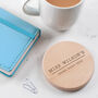 Personalised Wooden Drinks Coaster For Teachers, thumbnail 3 of 12