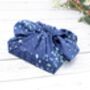 Christmas Furoshiki Fabric Wrap Set Of Three, thumbnail 6 of 9